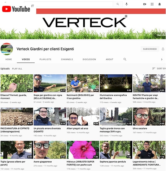 Verteck Giardini on YouTube